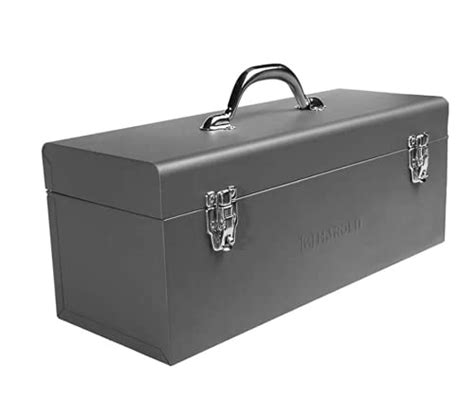 16 inch metal tool box|heavy duty tool box handles.